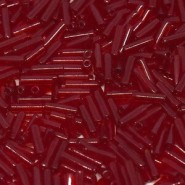 Miyuki Bugles 6mm kralen - Transparent red BGL2-141